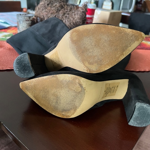 Express/Size 8/ Black over the knee Suade boot. sprayed with Suade protector. - Picture 5 of 7